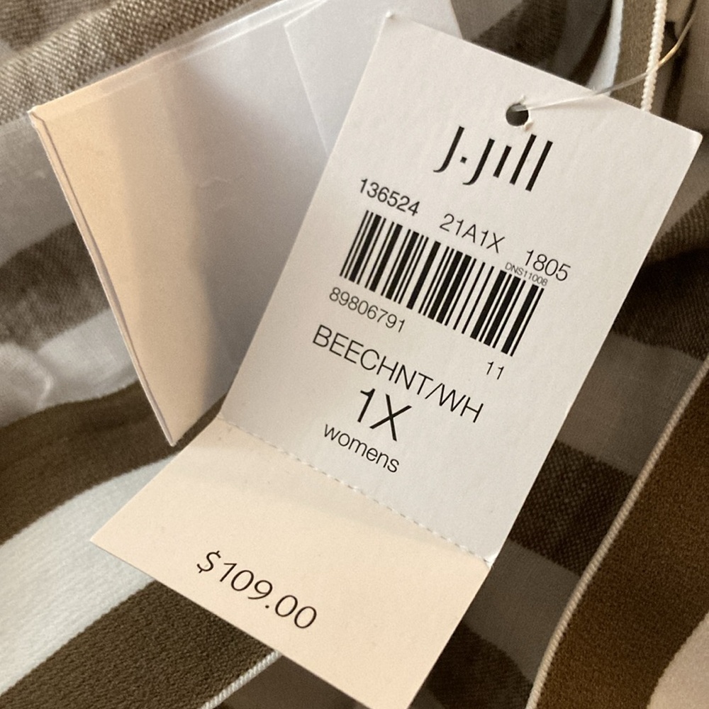 NEW! JJill skirt in washable linen! - Picture 9 of 10
